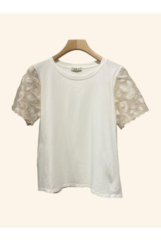 Camisetas Mujer White Nota bene 1681 Efashion Paris