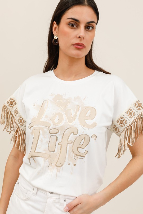 T-shirts Femme Blanc Nota bene 1561 Efashion Paris