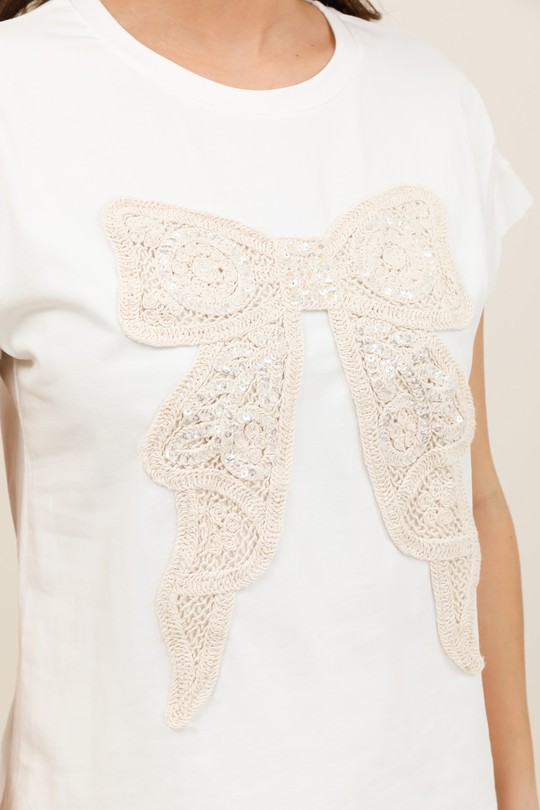 Camisetas Mujer White Nota bene 307 Efashion Paris