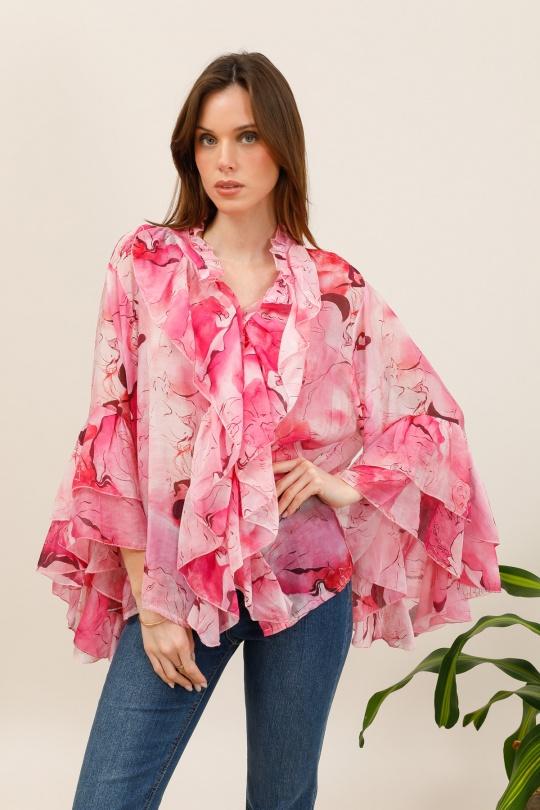 Blouses Femme Rose Nota bene 2837 Efashion Paris