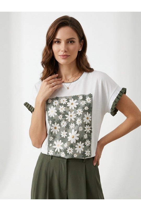 Camisetas Mujer Brown Nota bene 2821 Efashion Paris