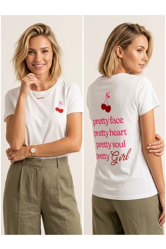 Camisetas Mujer Céladon Nota bene 36452 Efashion Paris