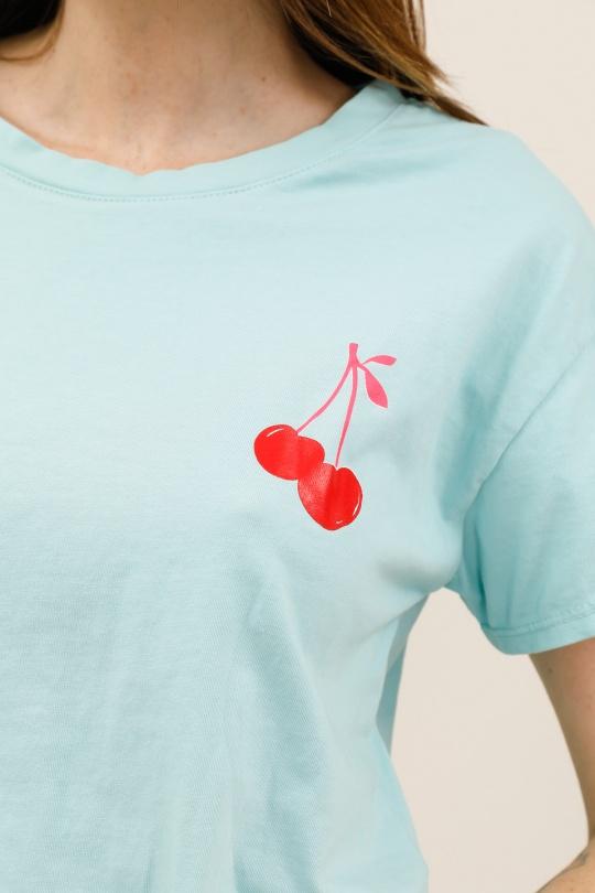 Camisetas Mujer Céladon Nota bene 36452 Efashion Paris