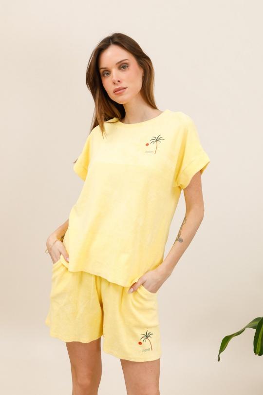 Camisetas Mujer Yellow Nota bene 7327 Efashion Paris