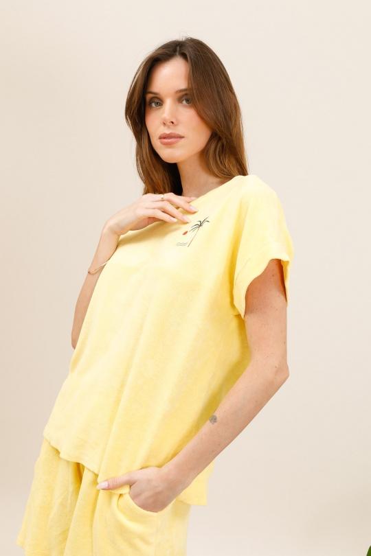 Camisetas Mujer Yellow Nota bene 7327 Efashion Paris
