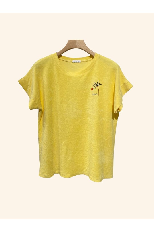 Camisetas Mujer Yellow Nota bene 7327 Efashion Paris