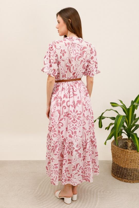 Vestidos largos Mujer Pink Nota bene 72390 Efashion Paris