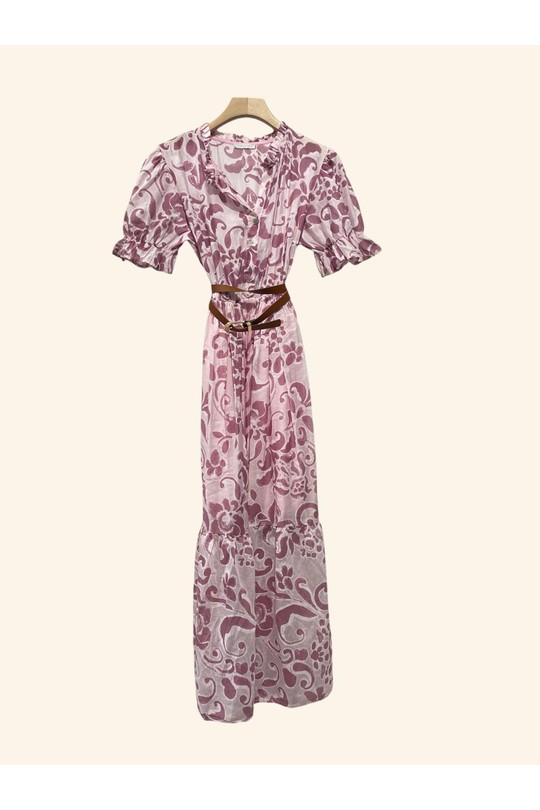 Vestidos largos Mujer Pink Nota bene 72390 Efashion Paris