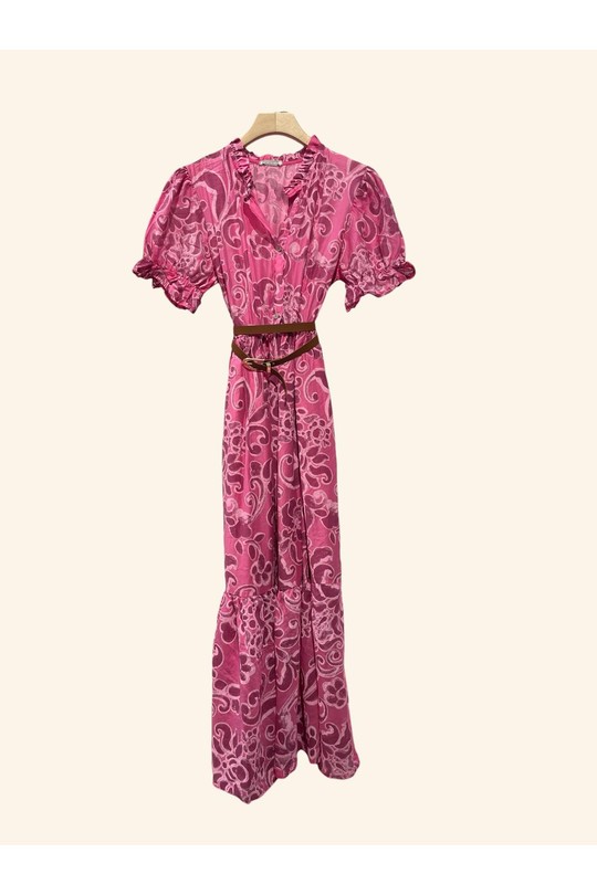 Vestidos largos Mujer Pink Nota bene 72390 Efashion Paris