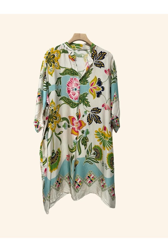 Vestidos a media pierna Mujer Pink Nota bene 34951 Efashion Paris