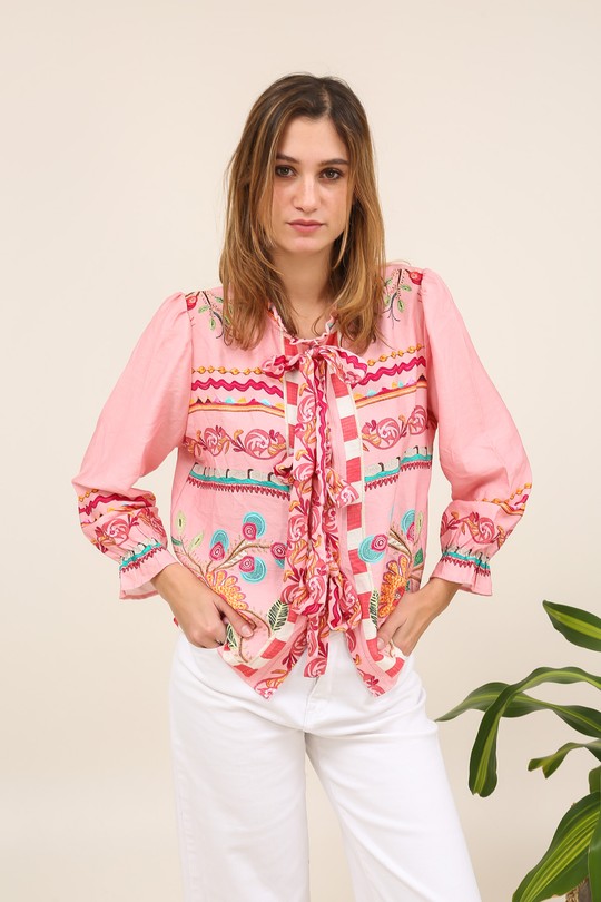 Blouses Femme Rose Nota bene 4719 Efashion Paris