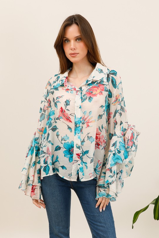 Camisas Mujer Céladon Nota bene 2824 Efashion Paris