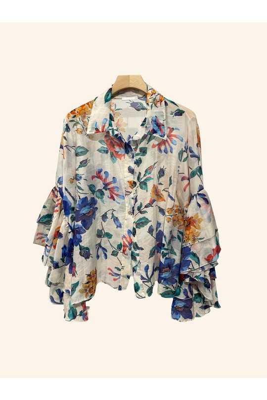 Camisas Mujer Céladon Nota bene 2824 Efashion Paris