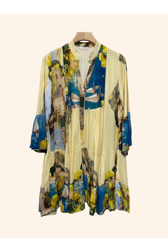 Vestidos cortos Mujer Blue Nota bene 9803B3 Efashion Paris