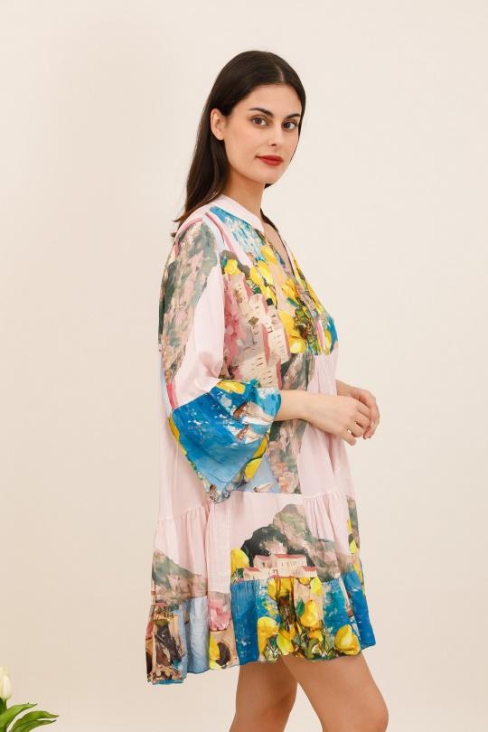 Short dresses Women Blue Nota bene 9803B3 Efashion Paris