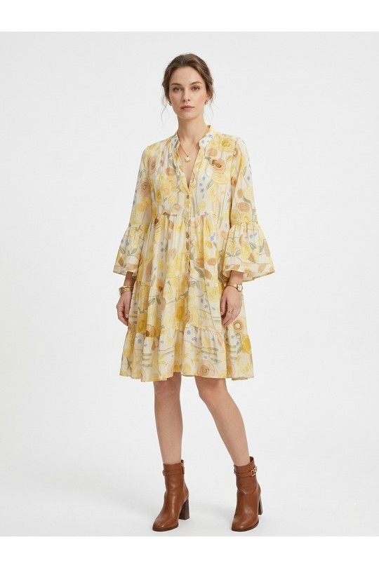 Vestidos cortos Mujer Yellow Nota bene 9802B5 Efashion Paris