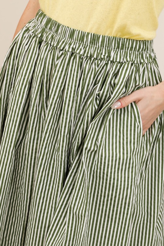 Jupes Femme Kaki Nota bene 7112 Efashion Paris