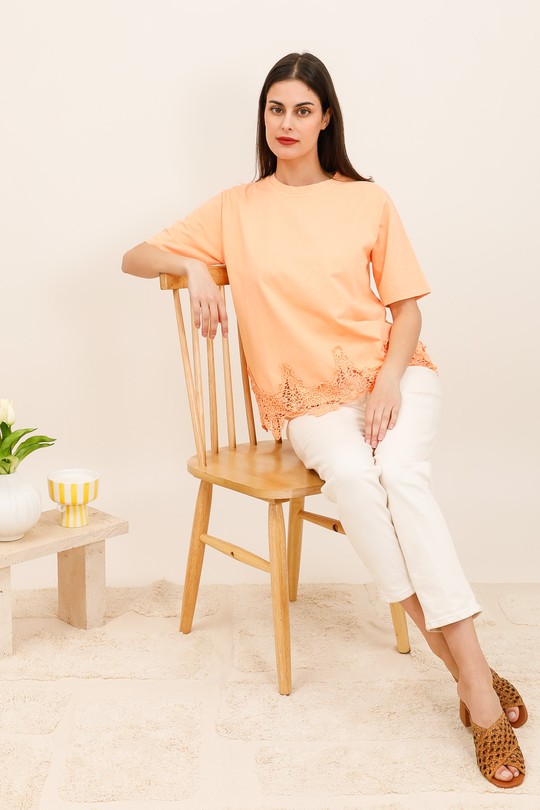 T-shirts Femme Orange Nota bene 52725 Efashion Paris