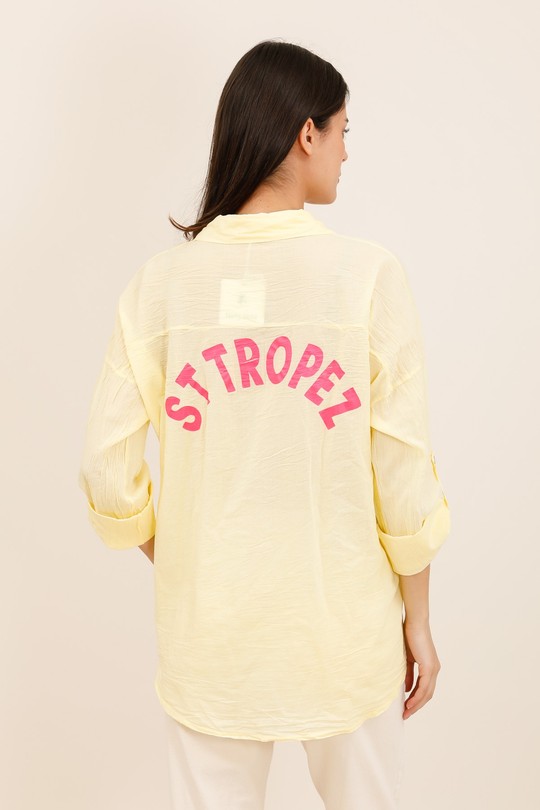 Chemises Femme Jaune Nota bene 6986 Efashion Paris