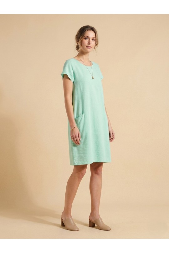 Robes courtes Femme Vert d eau Nota bene 9537U Efashion Paris