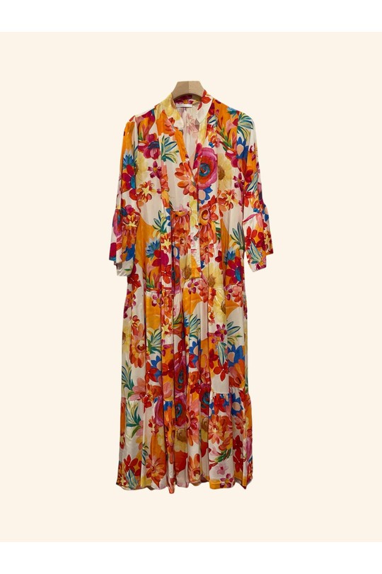 Robes longues Femme Vert pomme Nota bene 10681B3 Efashion Paris