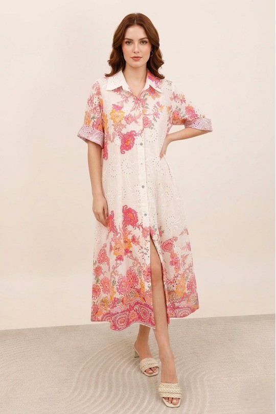 Robes mi-longues Femme FUCHSIA Nota bene 25083 Efashion Paris