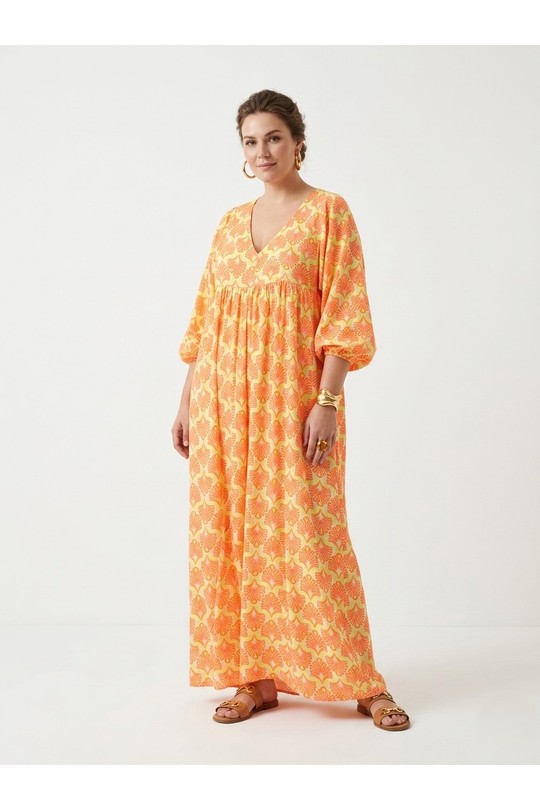 Robes longues Femme Orange Nota bene 26021 Efashion Paris