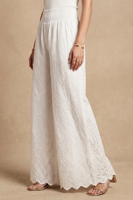 Pantalons Femme Blanc Nota bene 11035 Efashion Paris