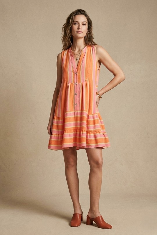 Robes courtes Femme Orange Nota bene 119521 Efashion Paris