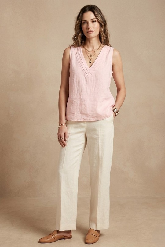 Débardeurs Femme Rose Nota bene 53512 Efashion Paris