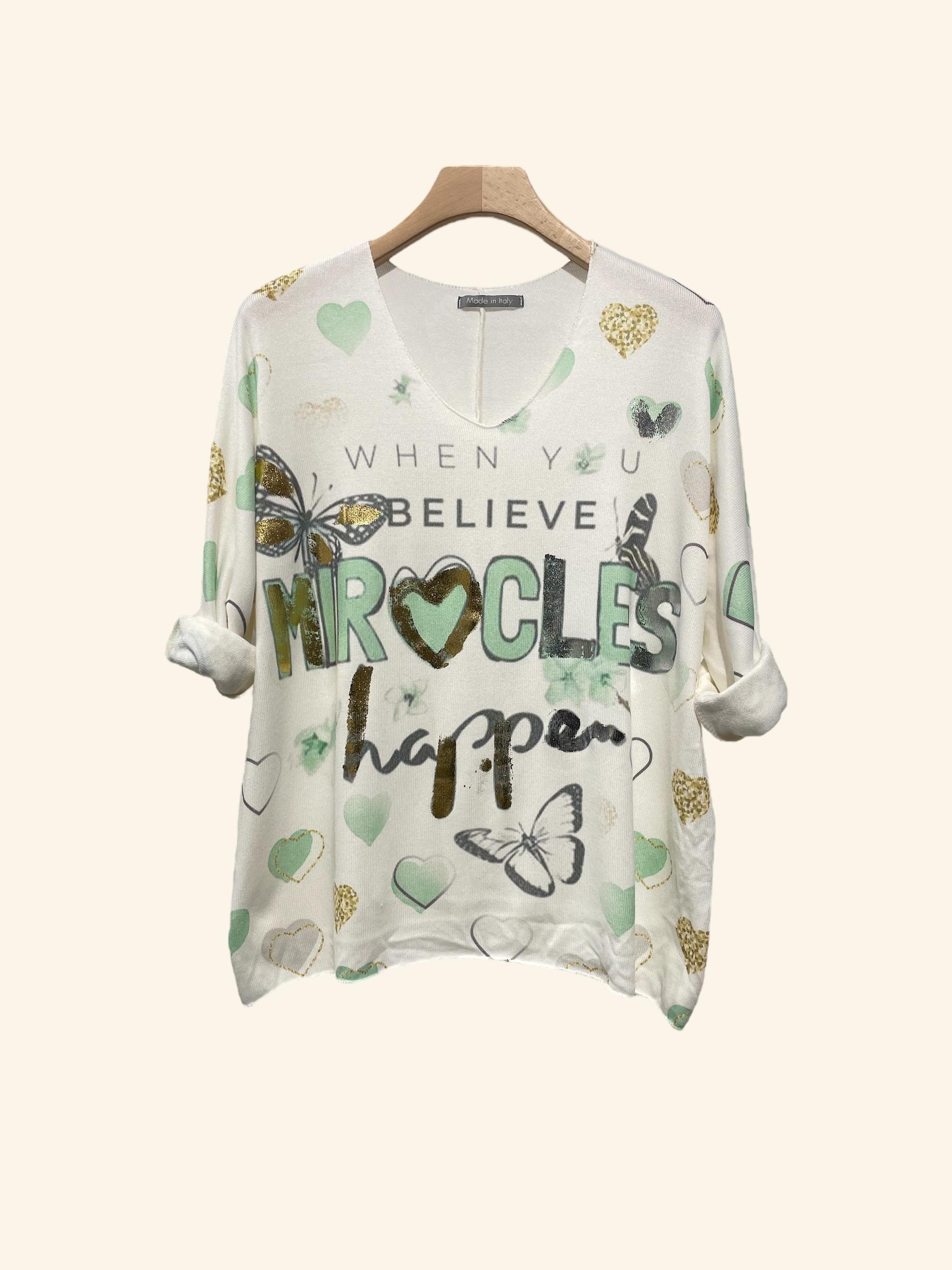 Top Donna Green Nota bene 2431 #c Efashion Paris