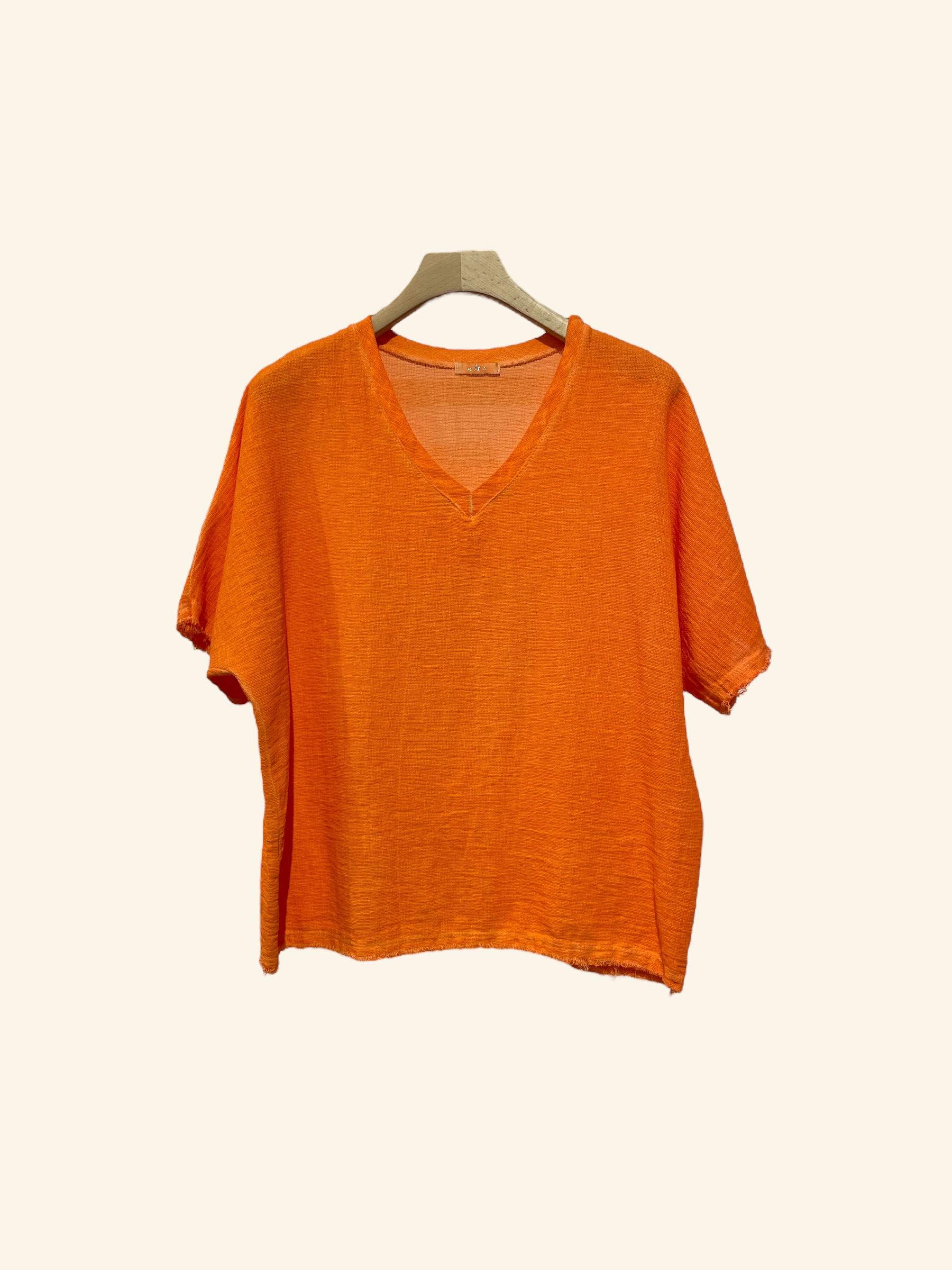 T-shirts Women Orange Nota bene 61371 #c Efashion Paris