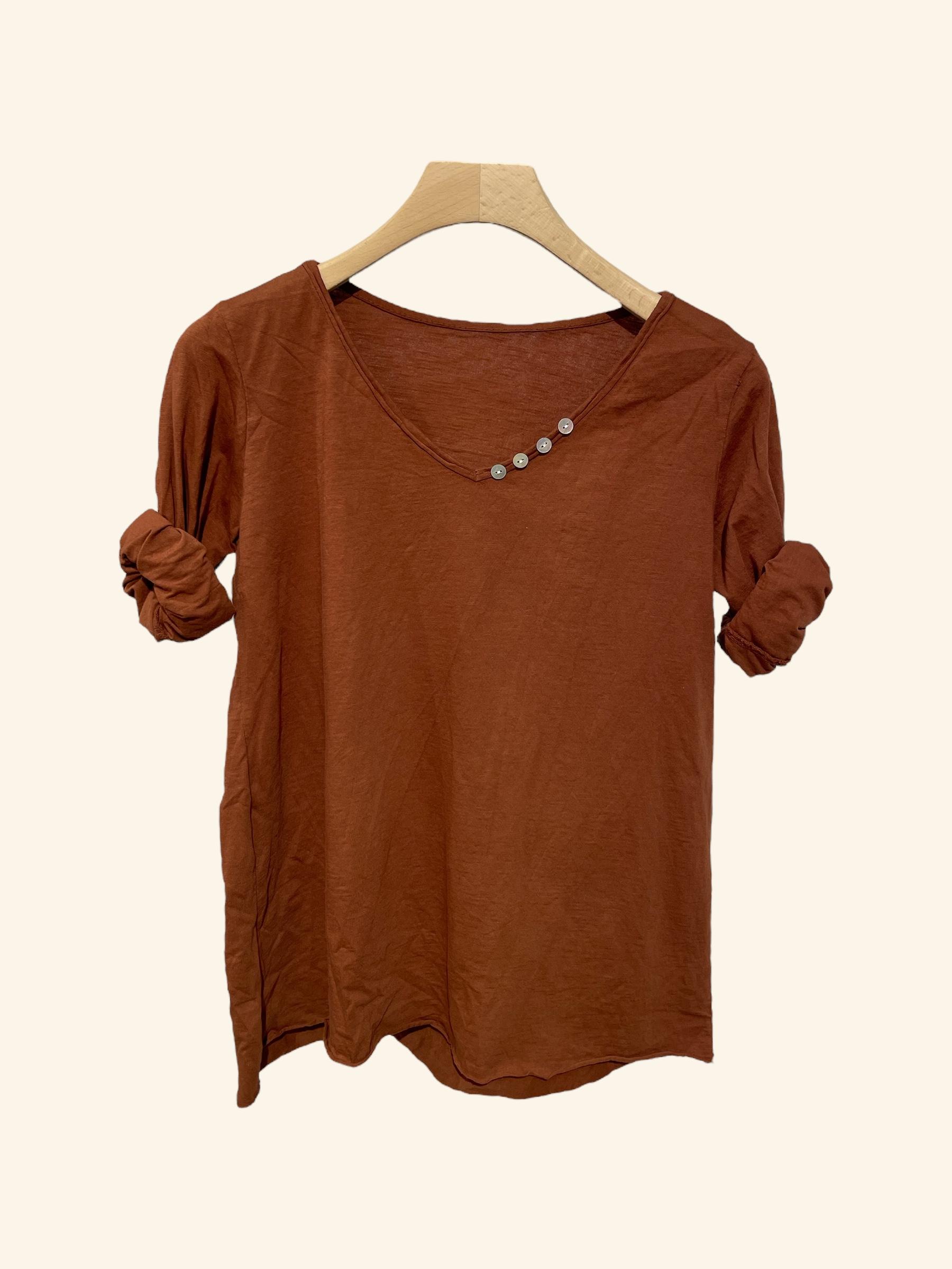 T-shirts Femme Rouille Nota bene 16496 #c Efashion Paris