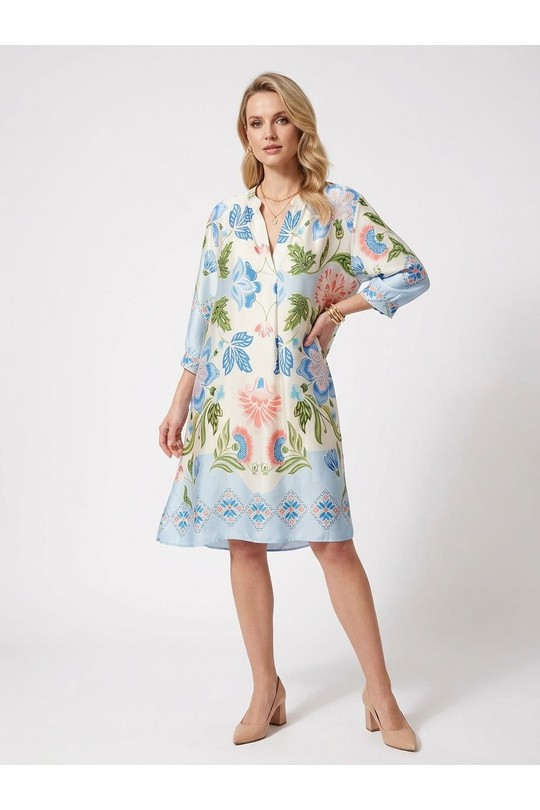 Vestidos a media pierna Mujer Pink Nota bene 34951 #c Efashion Paris