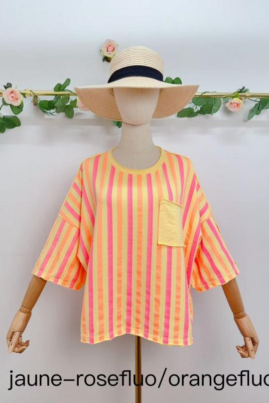 Tops Femme Jaune SAISON DU VENT 84326 Efashion Paris