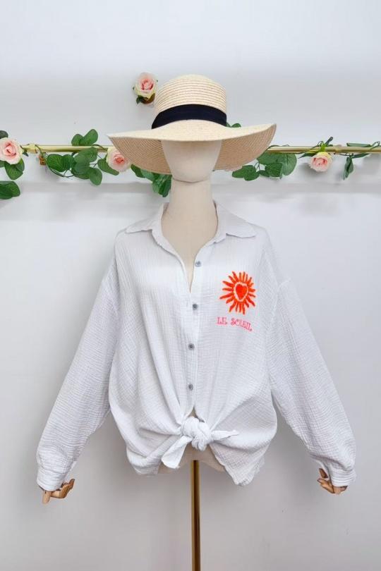 Camicie Donna White SAISON DU VENT 9561S Efashion Paris