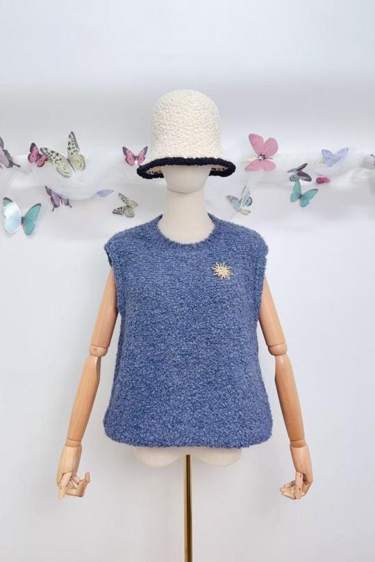 Maglioni Donna Jean blue SAISON DU VENT 30886 Efashion Paris