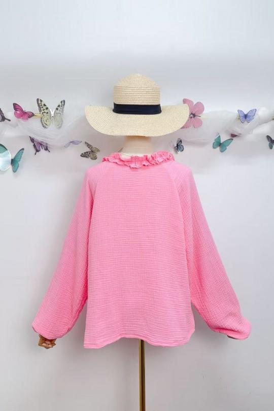 Tops Femme Jaune clair SAISON DU VENT 2632 Efashion Paris