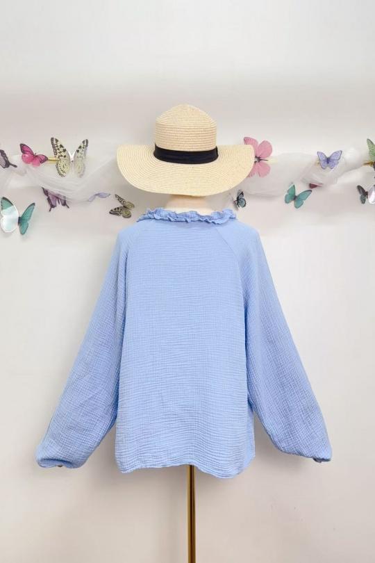 Tops Femme Jaune clair SAISON DU VENT 2632 Efashion Paris