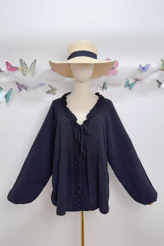 Tops Femme Jaune clair SAISON DU VENT 2632 Efashion Paris