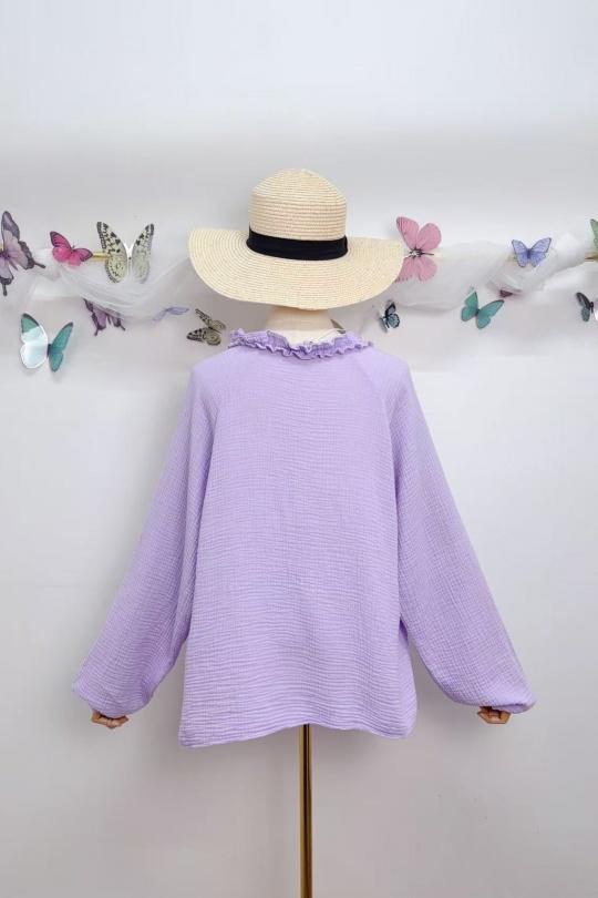 Tops Femme Jaune clair SAISON DU VENT 2632 Efashion Paris