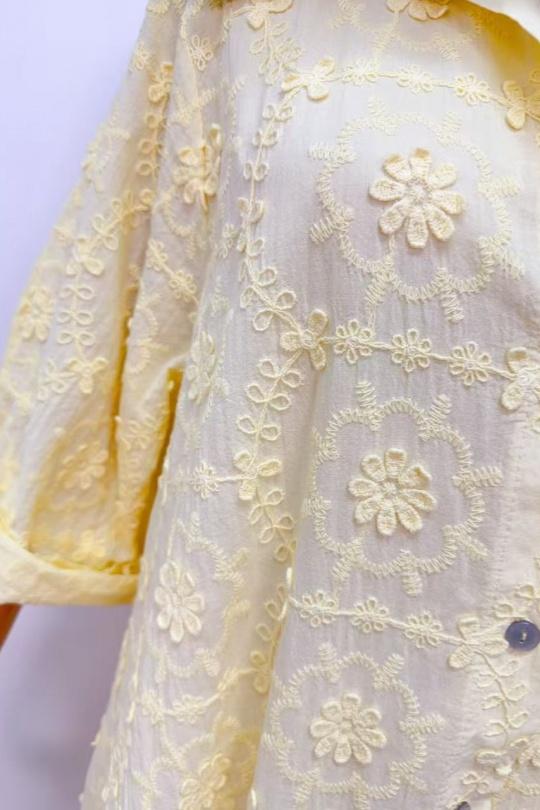 Robes longues Femme Jaune SAISON DU VENT 2508BROD Efashion Paris