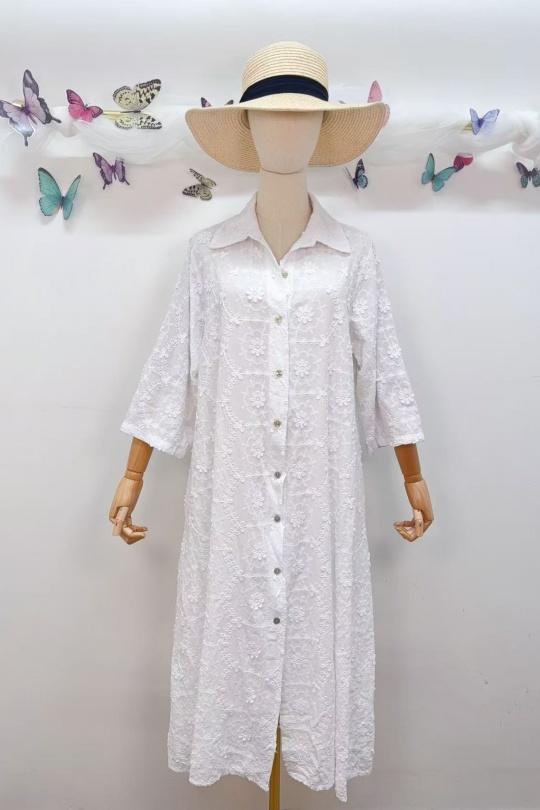 Robes longues Femme Jaune SAISON DU VENT 2508BROD Efashion Paris