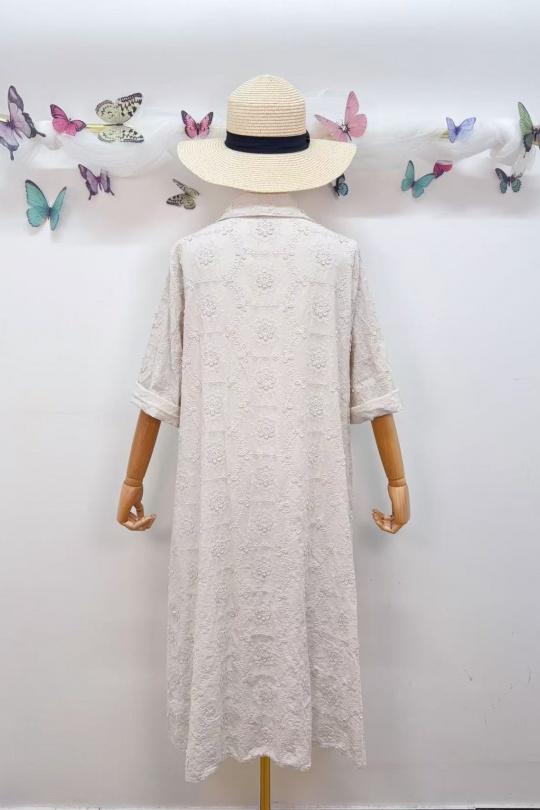 Robes longues Femme Jaune SAISON DU VENT 2508BROD Efashion Paris