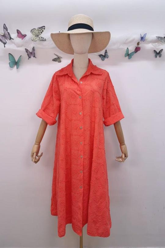 Robes longues Femme Jaune SAISON DU VENT 2508BROD Efashion Paris