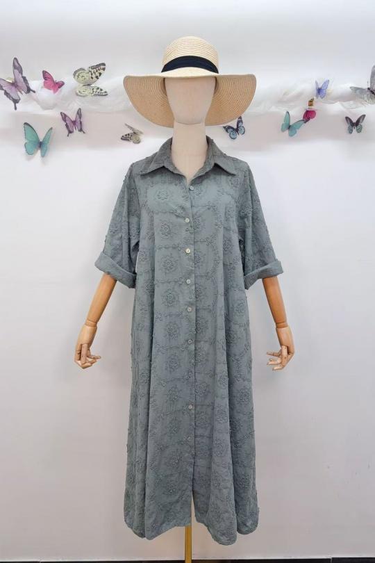 Robes longues Femme Jaune SAISON DU VENT 2508BROD Efashion Paris