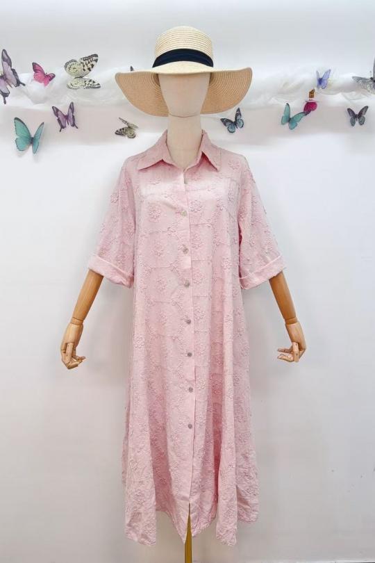 Robes longues Femme Jaune SAISON DU VENT 2508BROD Efashion Paris