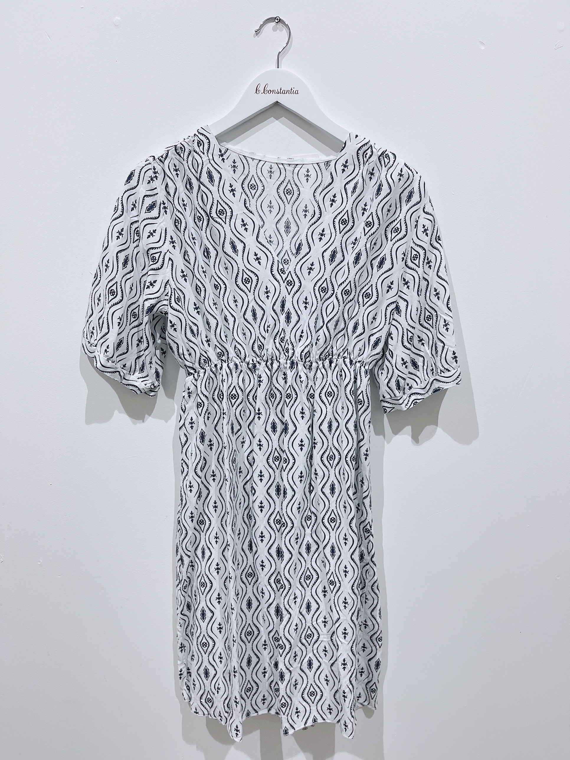Robes mi-longues Femme Blanc C.Constantia 1386 #c Efashion Paris