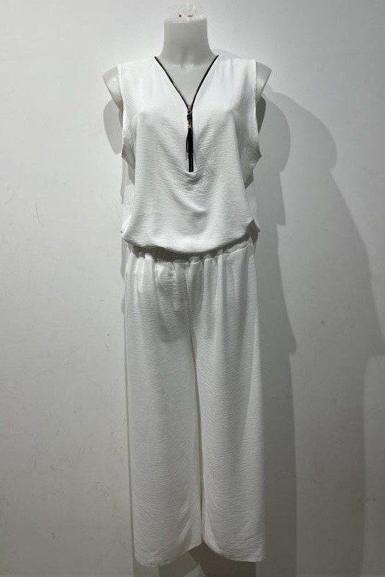 Ensembles Femme Blanc BELLE FA 809_2 Efashion Paris