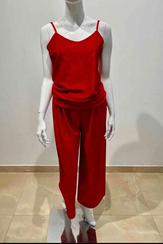 Ensembles Femme Rouge BELLE FA 802-6 Efashion Paris